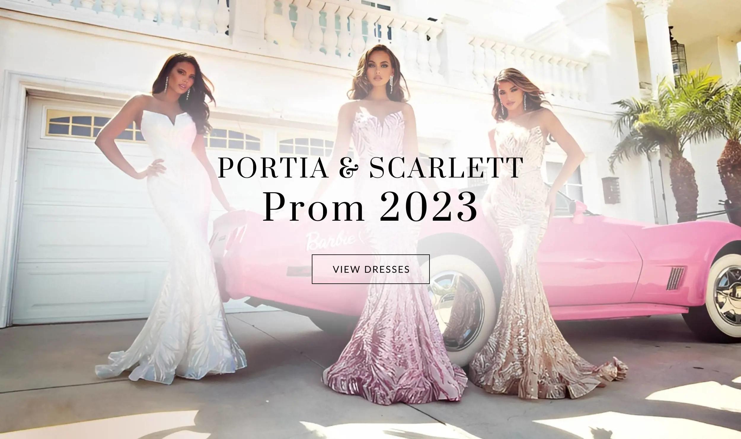 Models Wearing Portia and Scarlett Prom Dresses